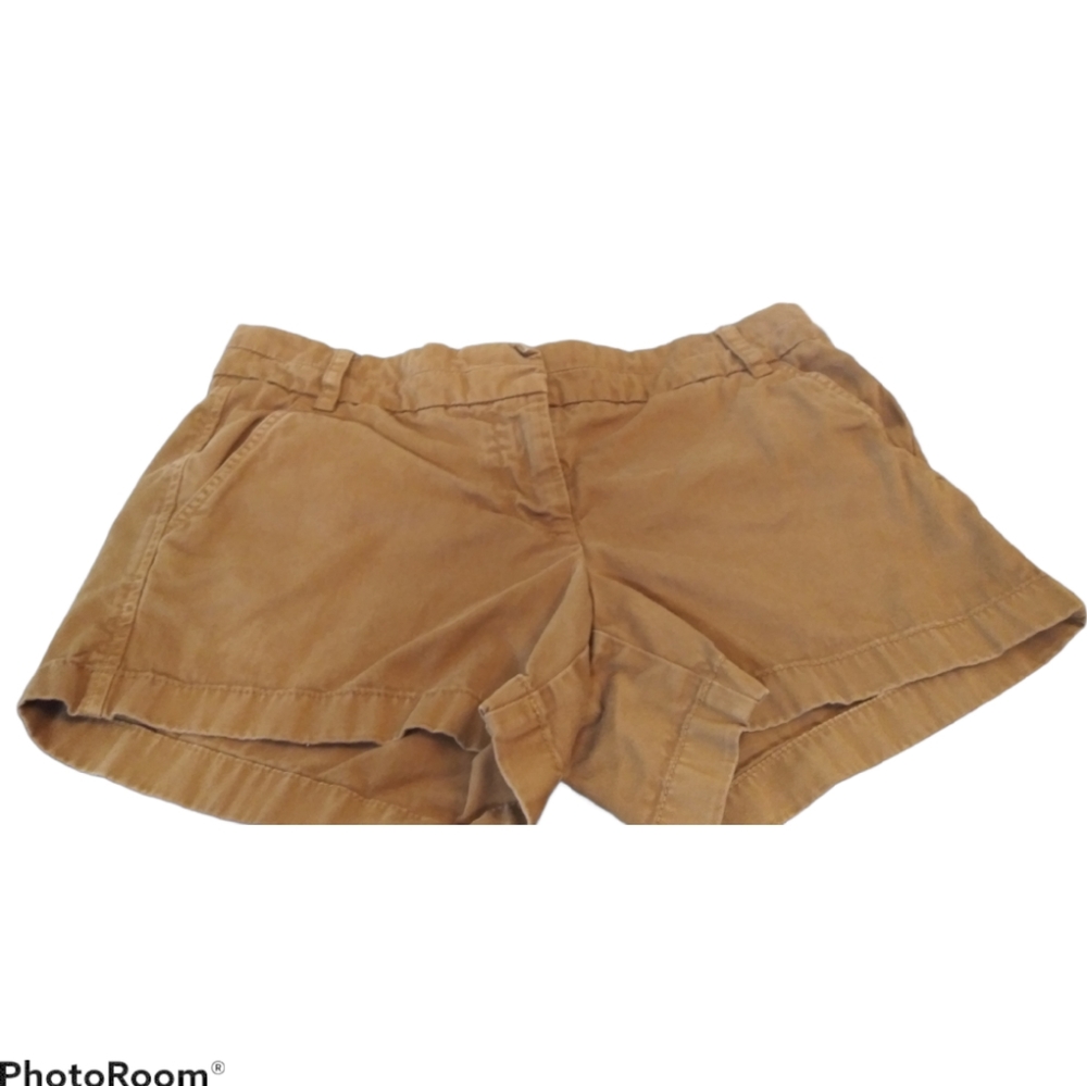 Brown Khaki J.Crew Chino Shorts